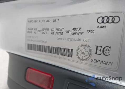 2018 Audi S5 3.0T Premium Plus из США, поврежденный, VIN WAUB4CF59JA005630